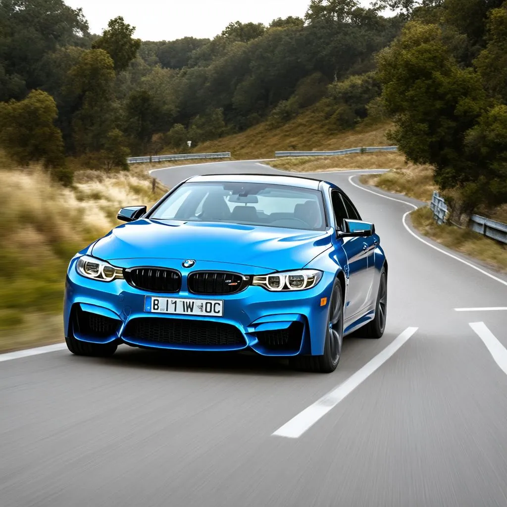 BMW M4 CS Wallpaper - Dynamic Action Shot