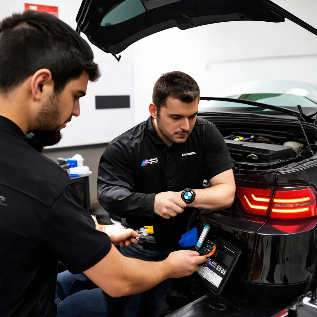 BMW M4 Mechanic Diagnosis