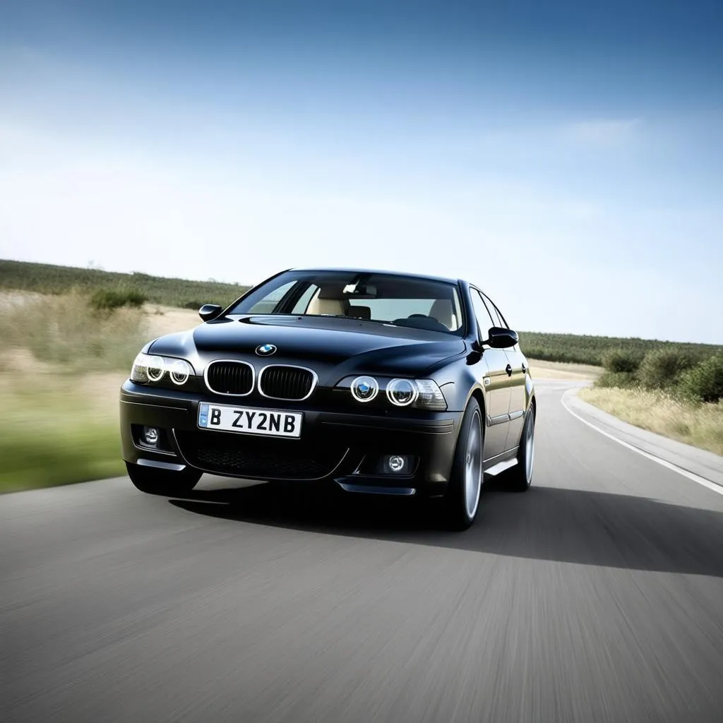 BMW M5 E39 Black Driving