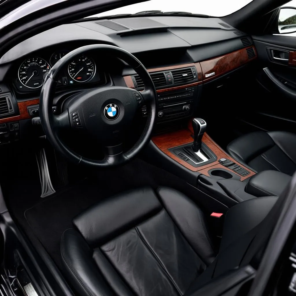 BMW M5 E39 Black Interior