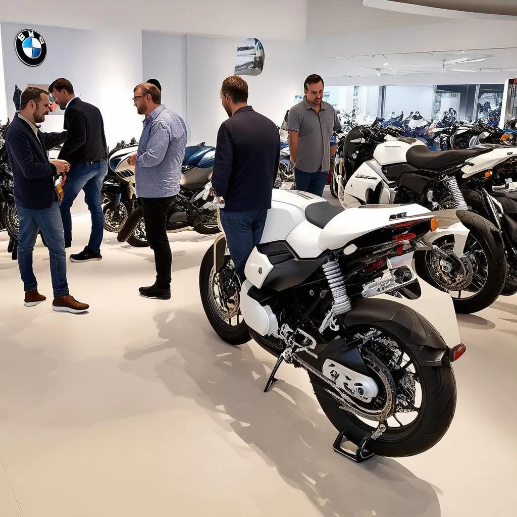 BMW Motorcycle Showroom