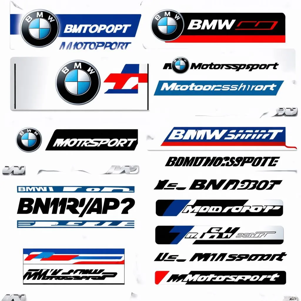 BMW Motorsport Stickers