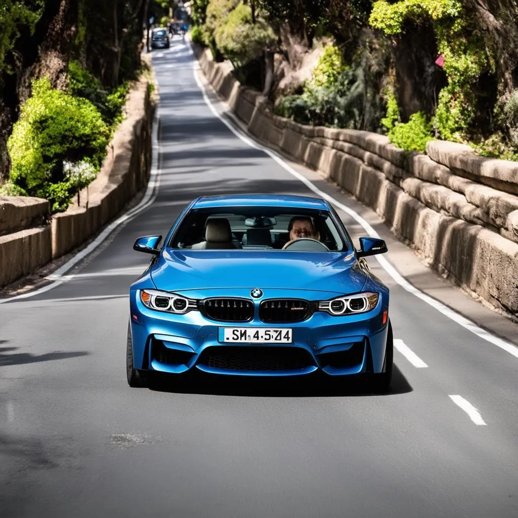 BMW on Lombard Street