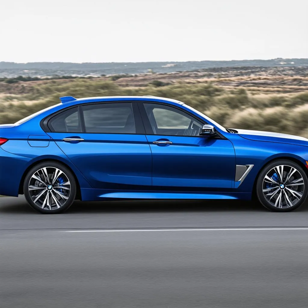 BMW Orient Blue Car