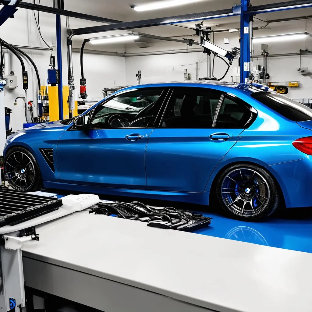 BMW paint shop