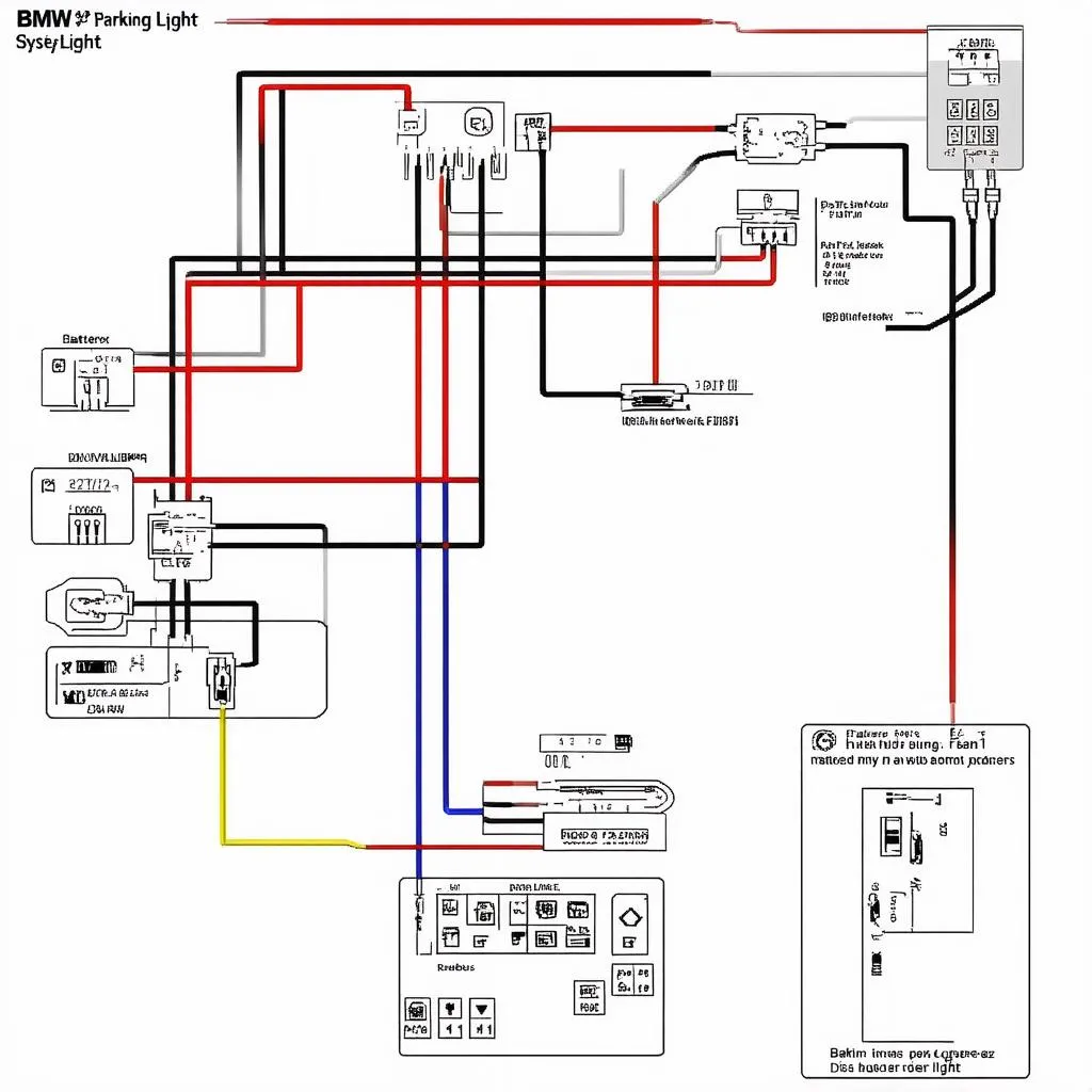 BMW Parking Light Wiring Diagram