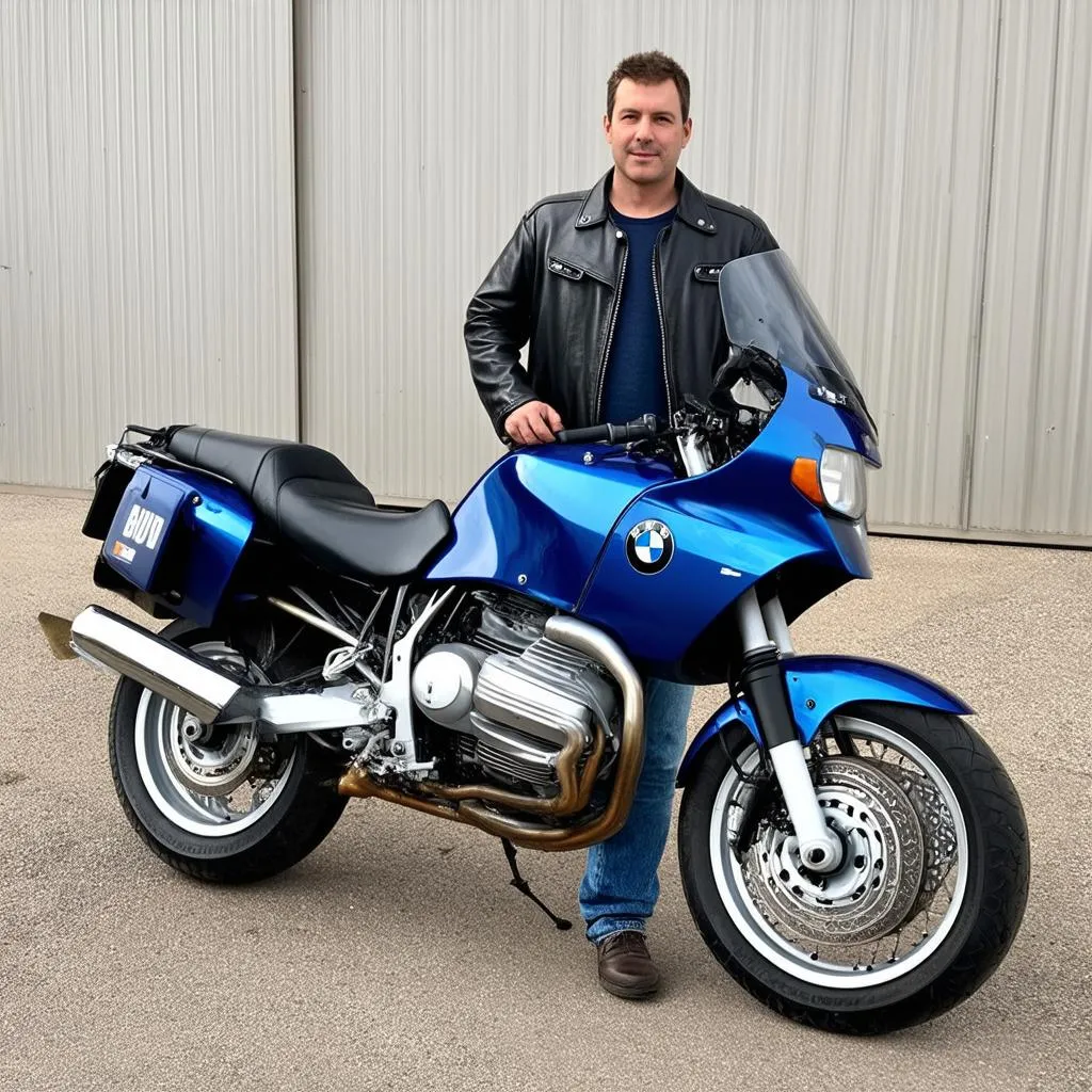 A proud owner of a 96 BMW R1100R