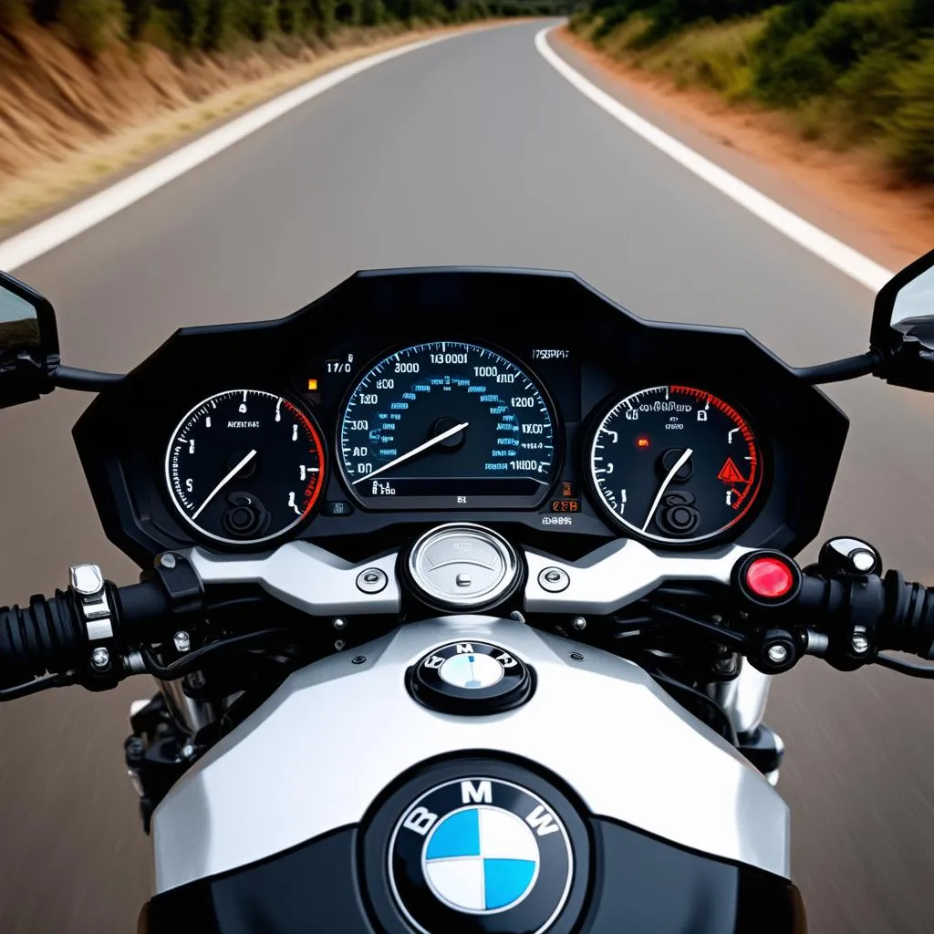 2011 BMW R1200GS Dashboard