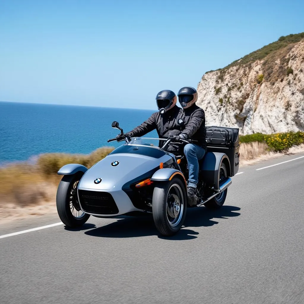 BMW R18 sidecar adventure