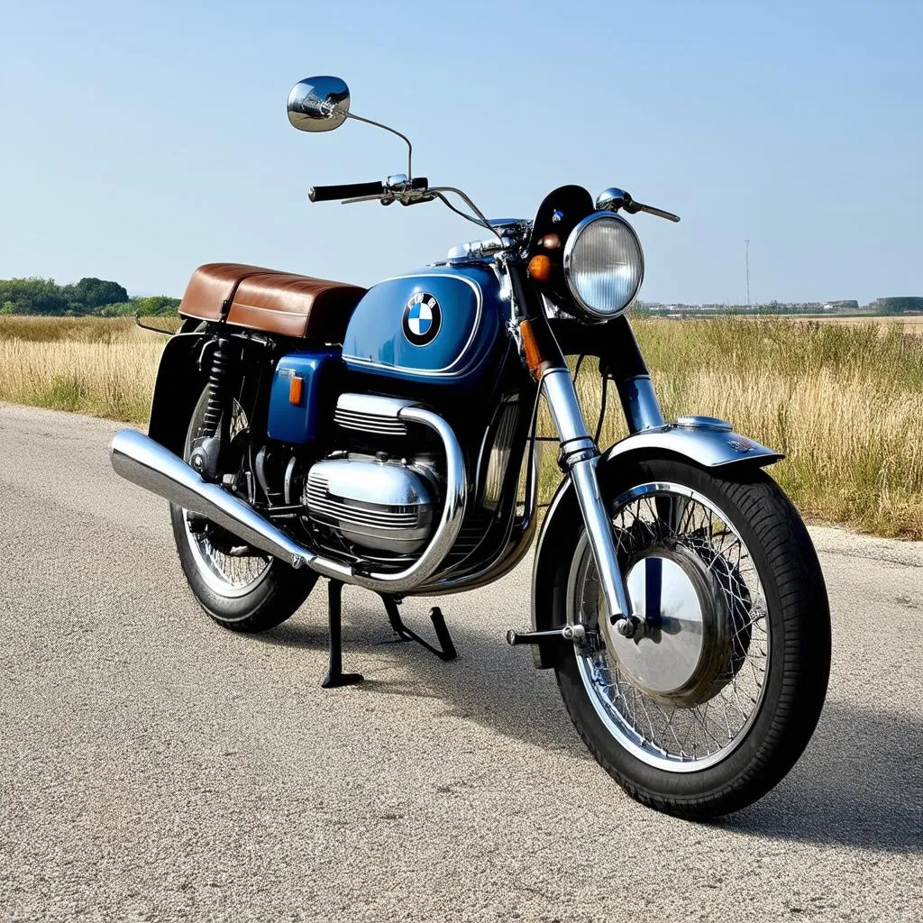 Restored BMW R75 1972