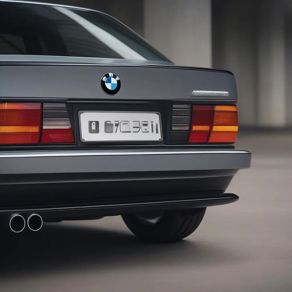 BMW Rear End Design