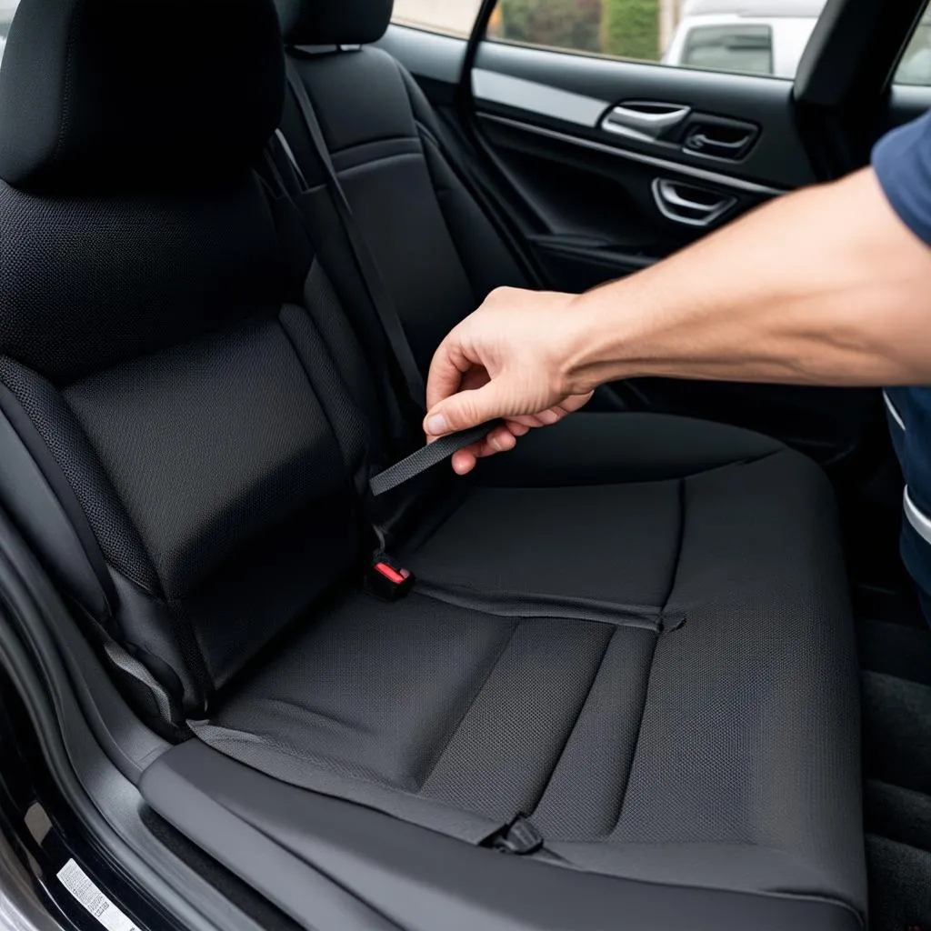 bmw-rear-seat-cover-installation