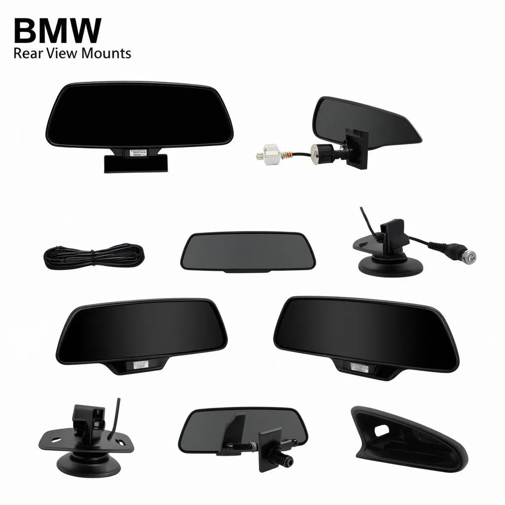 BMW Rear View Mirror Mount Types