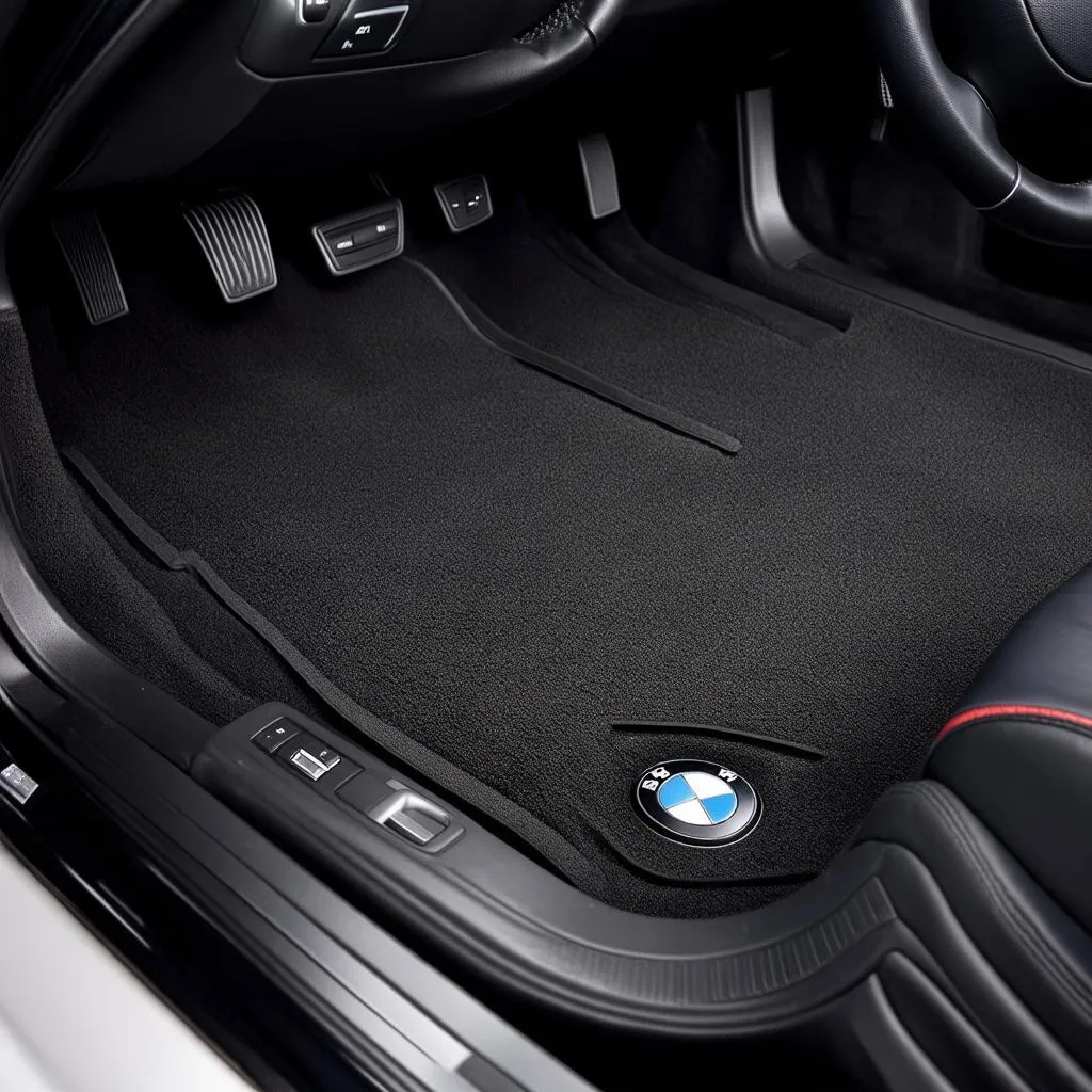 BMW rubber floor mats protect your car's interior