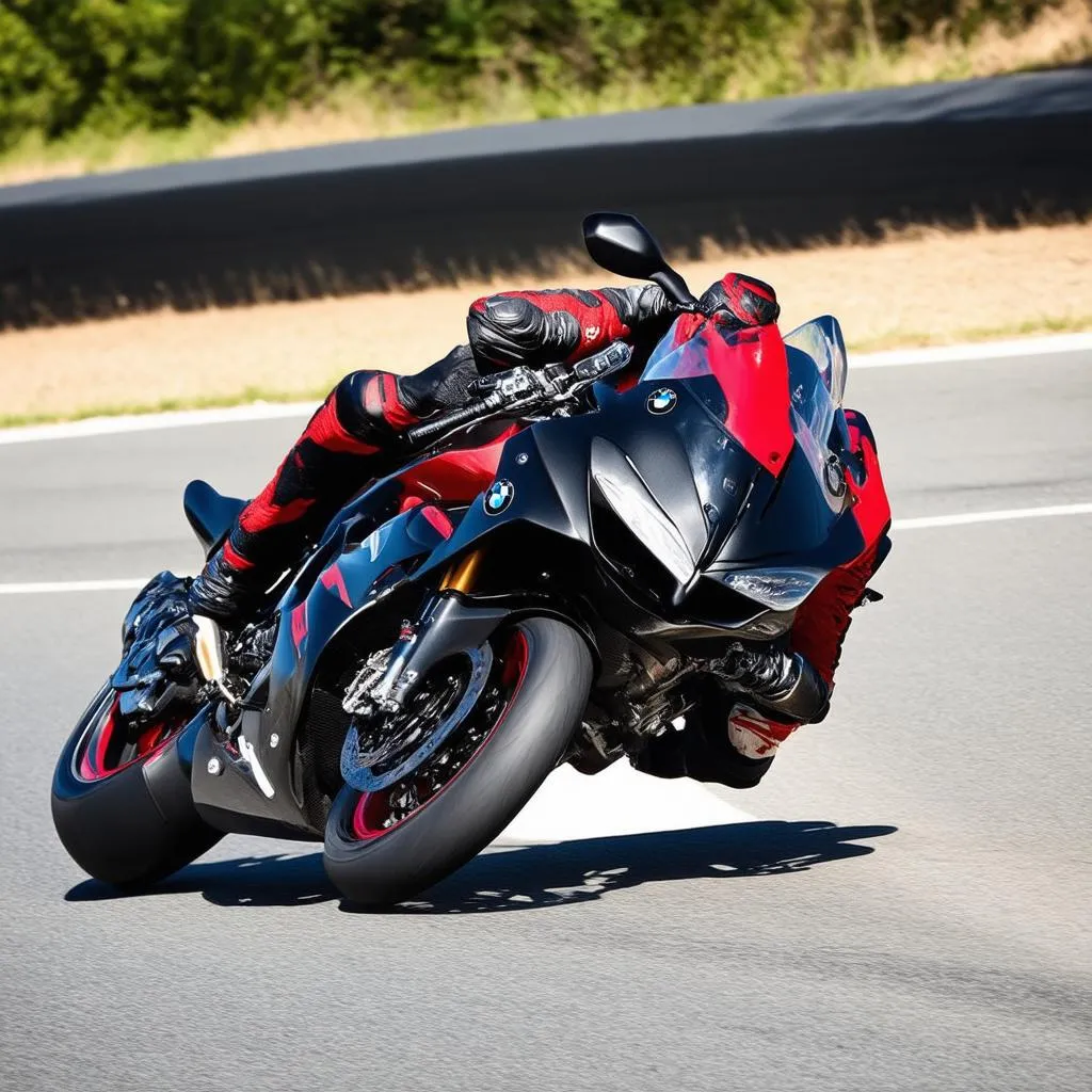 BMW S1000RR Black and Red 