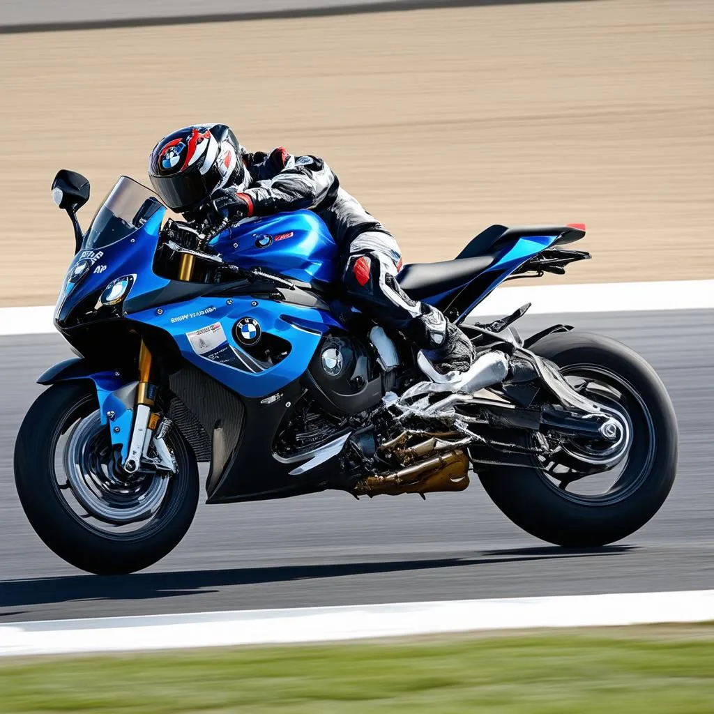 BMW S1000RR on Track