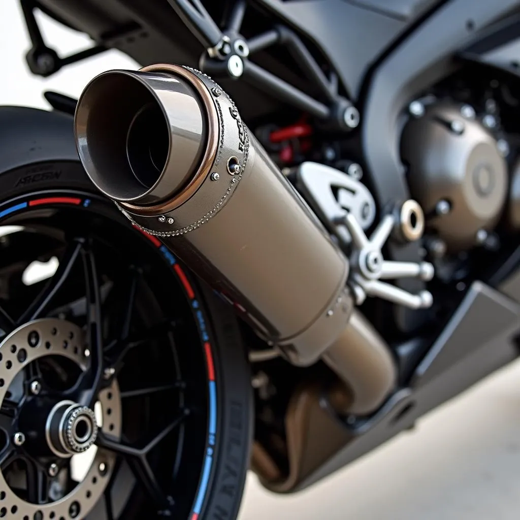 BMW S1000RR Track Bike Close-Up