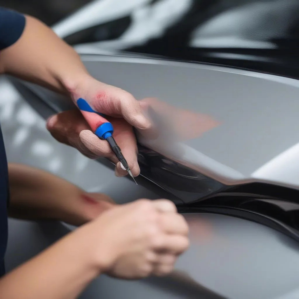 BMW scratch repair touch-up paint