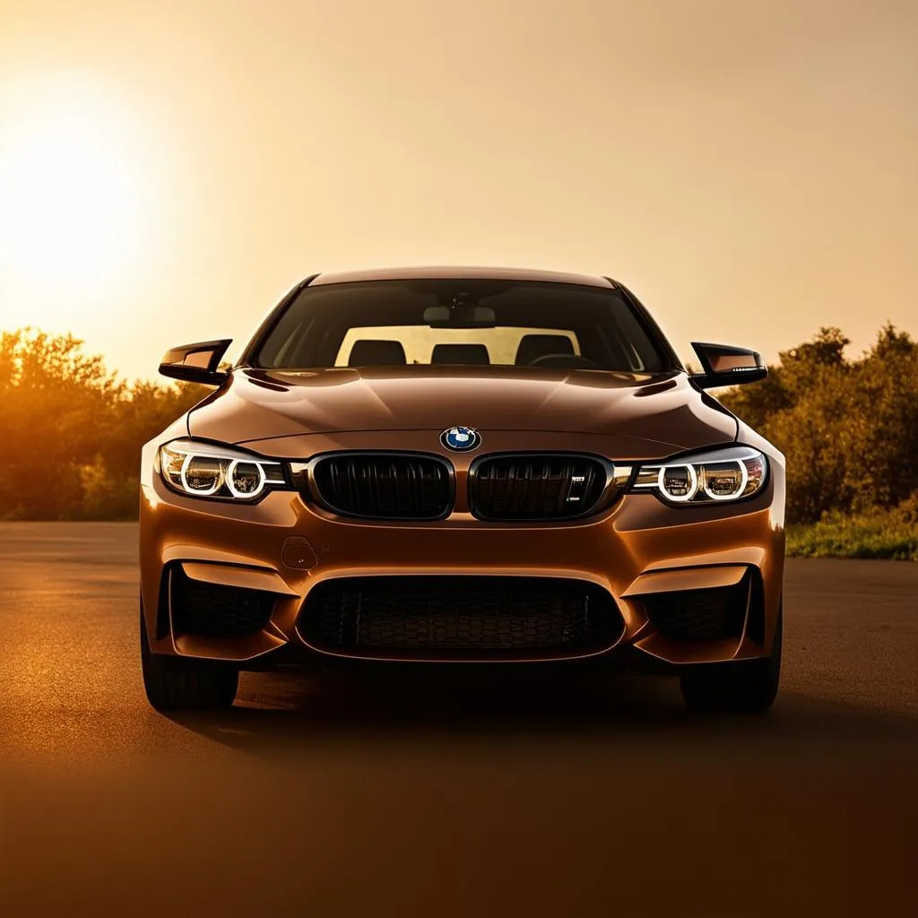 BMW Sepia Metallic sunset