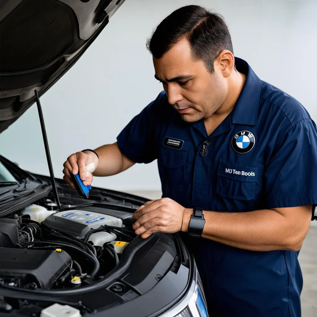 BMW service technician