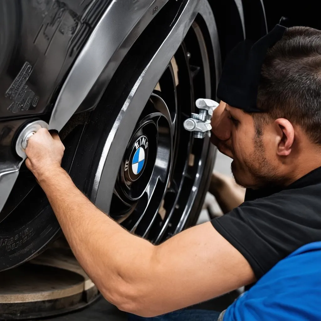 bmw-wheel-spacer-installation