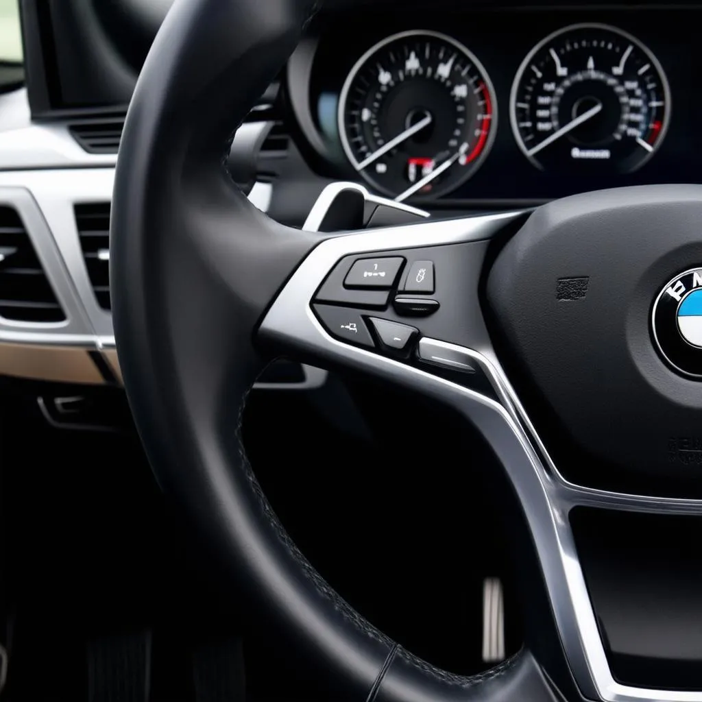 BMW steering wheel