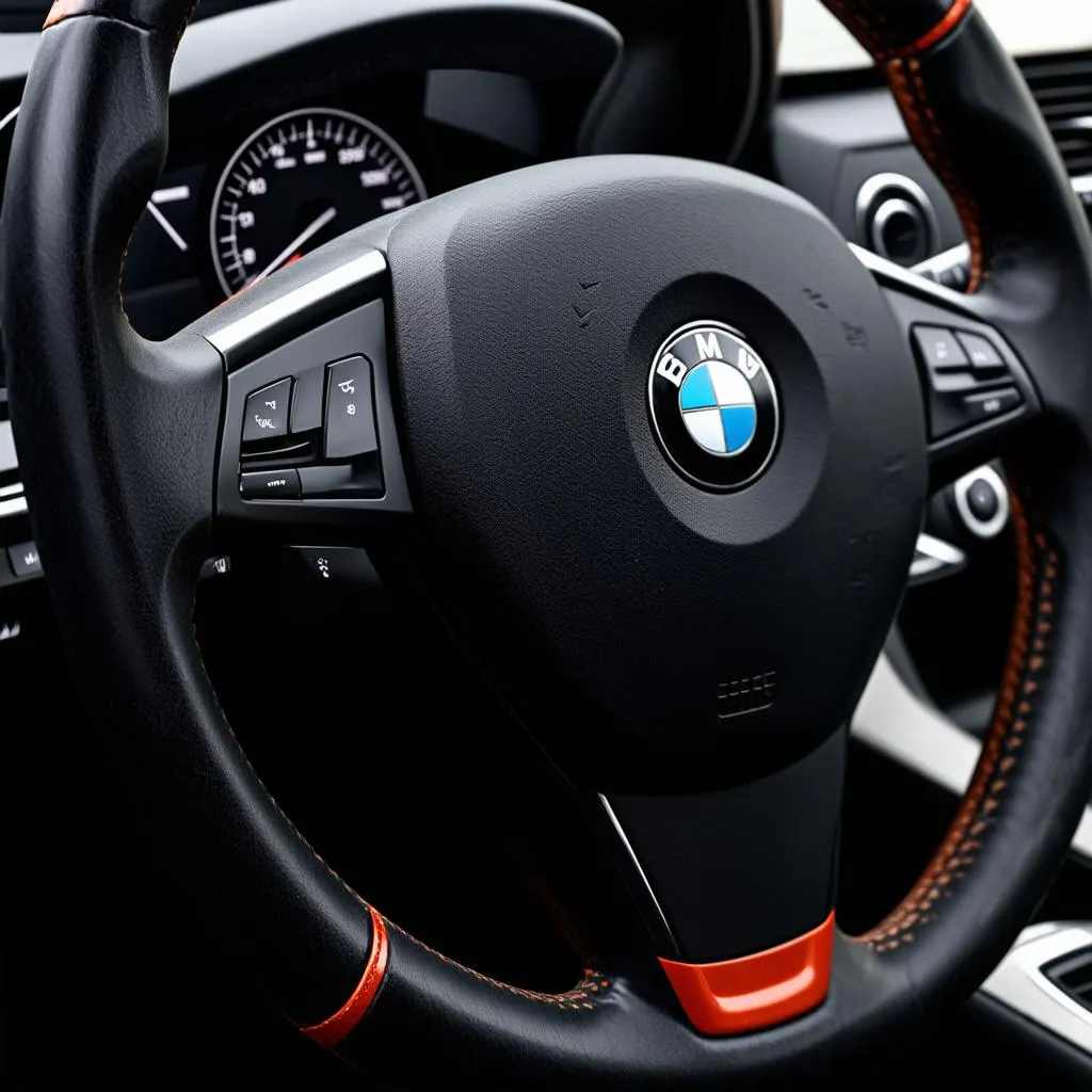 BMW steering wheel