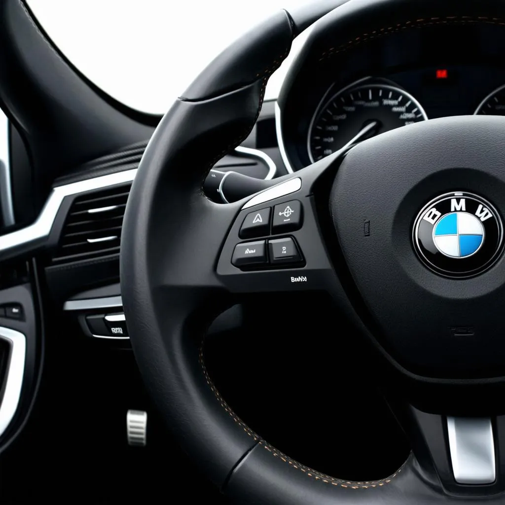 BMW Steering Wheel with G and other Symbols