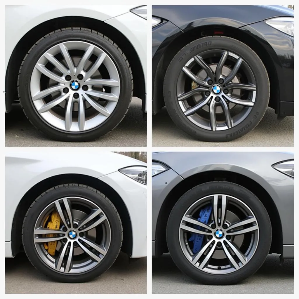 BMW Style 128 Wheels in Different Finishes