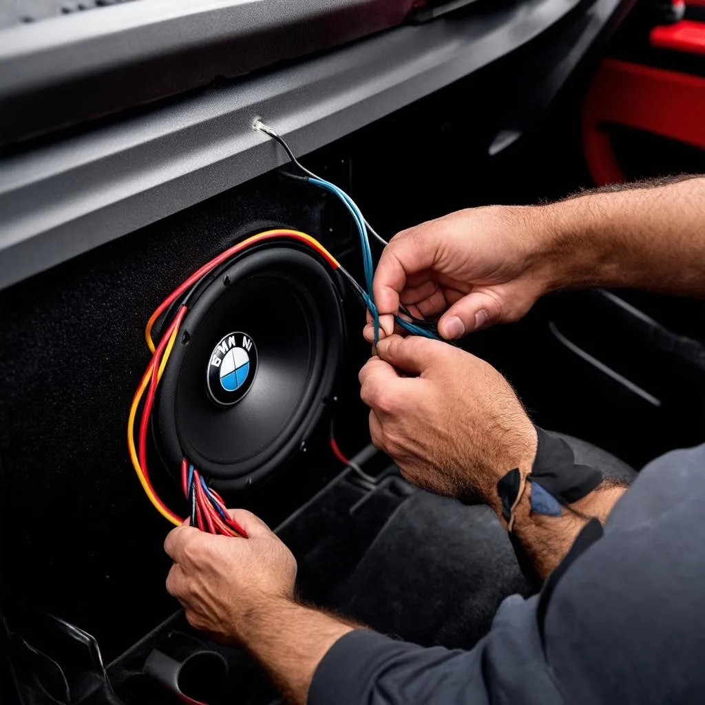 bmw-subwoofer-installation