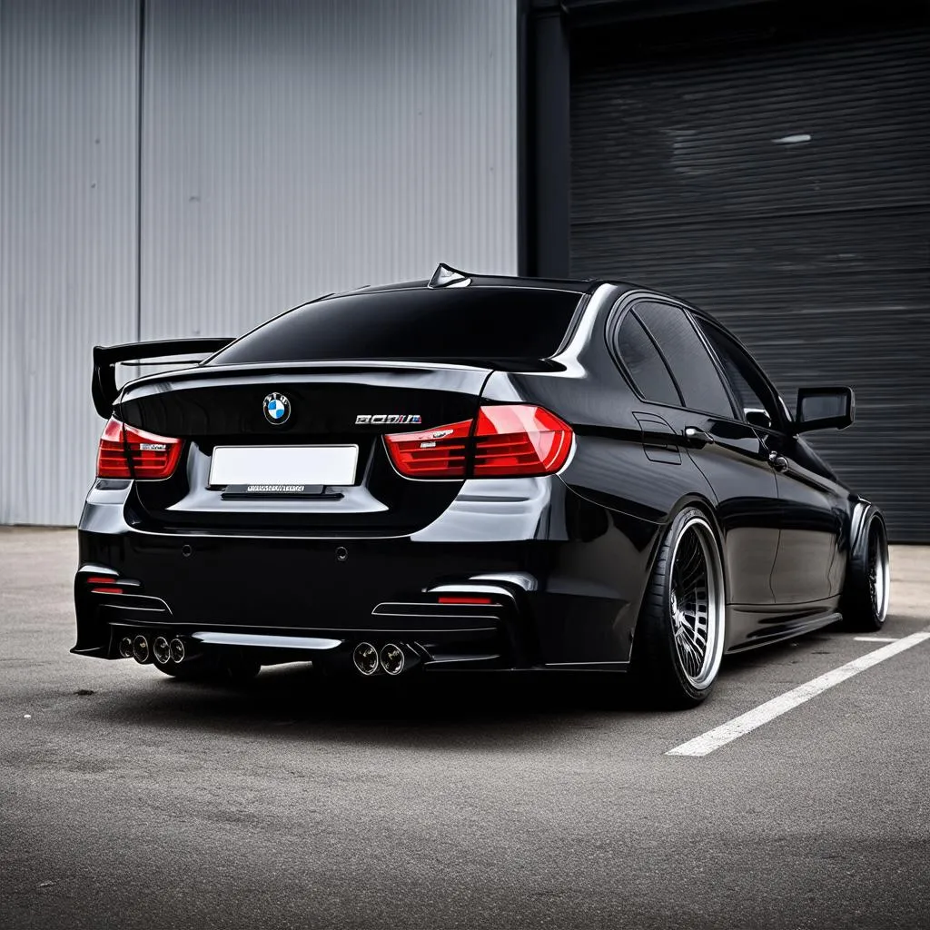 BMW tuned car