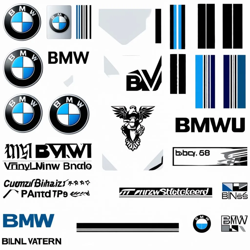 Popular Designs for BMW Vinyl Stickers