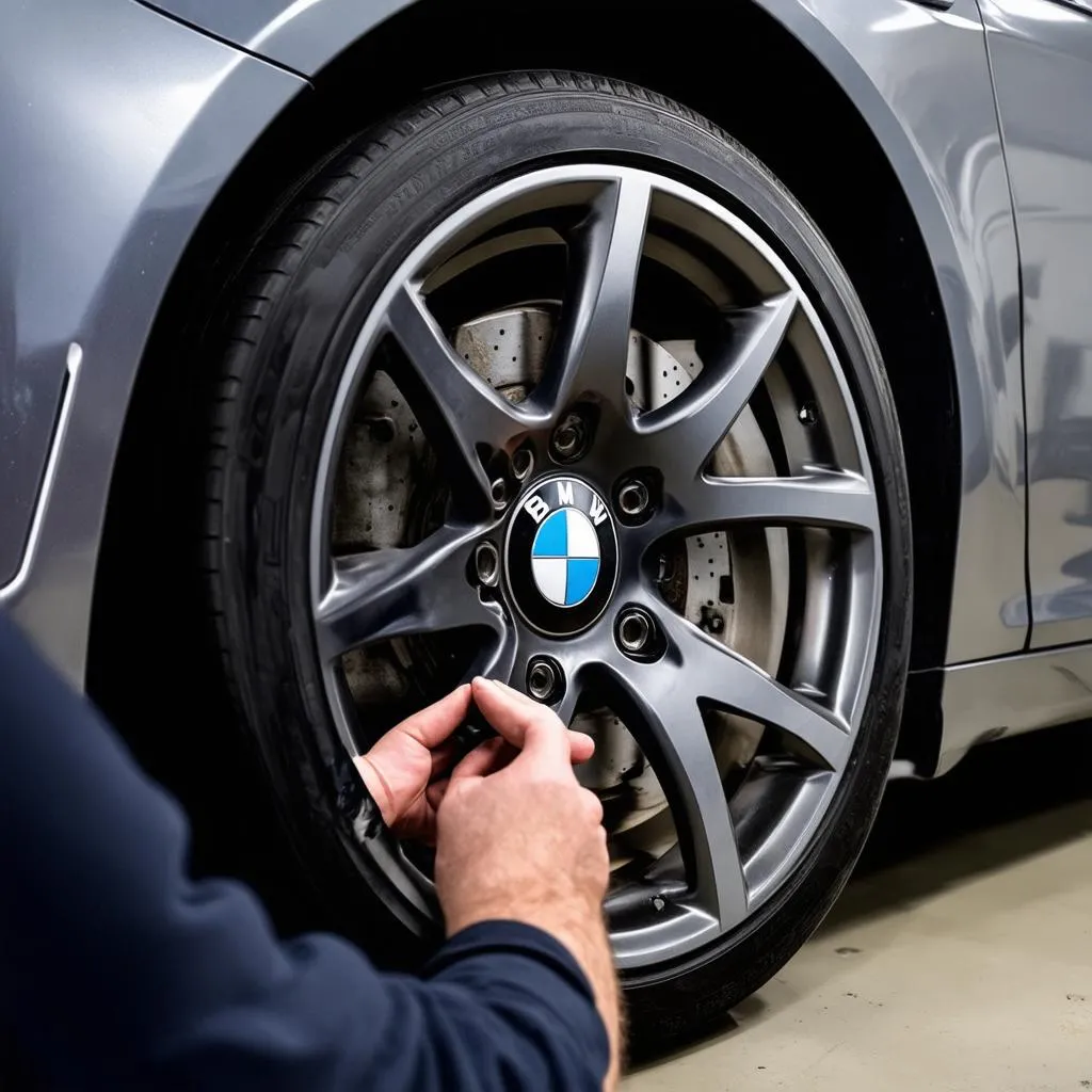 BMW Wheel Cap Installation