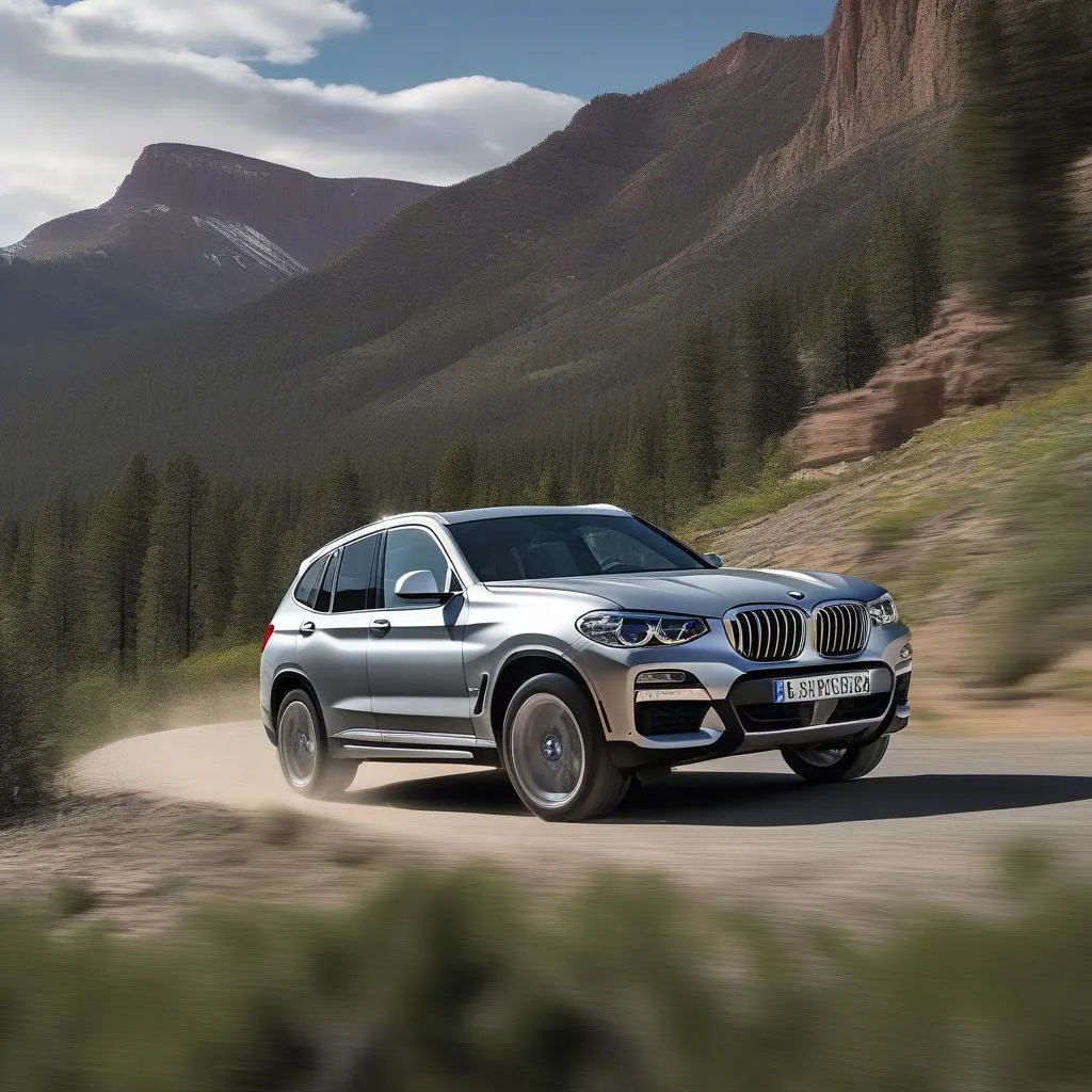 BMW X3 Conquering Colorado Mountains