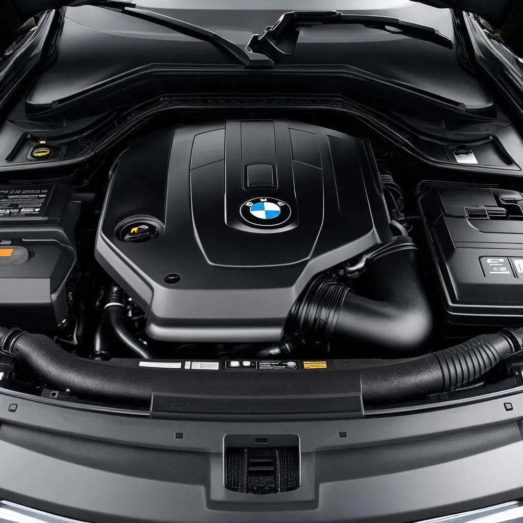 BMW X3 Engine Compartment