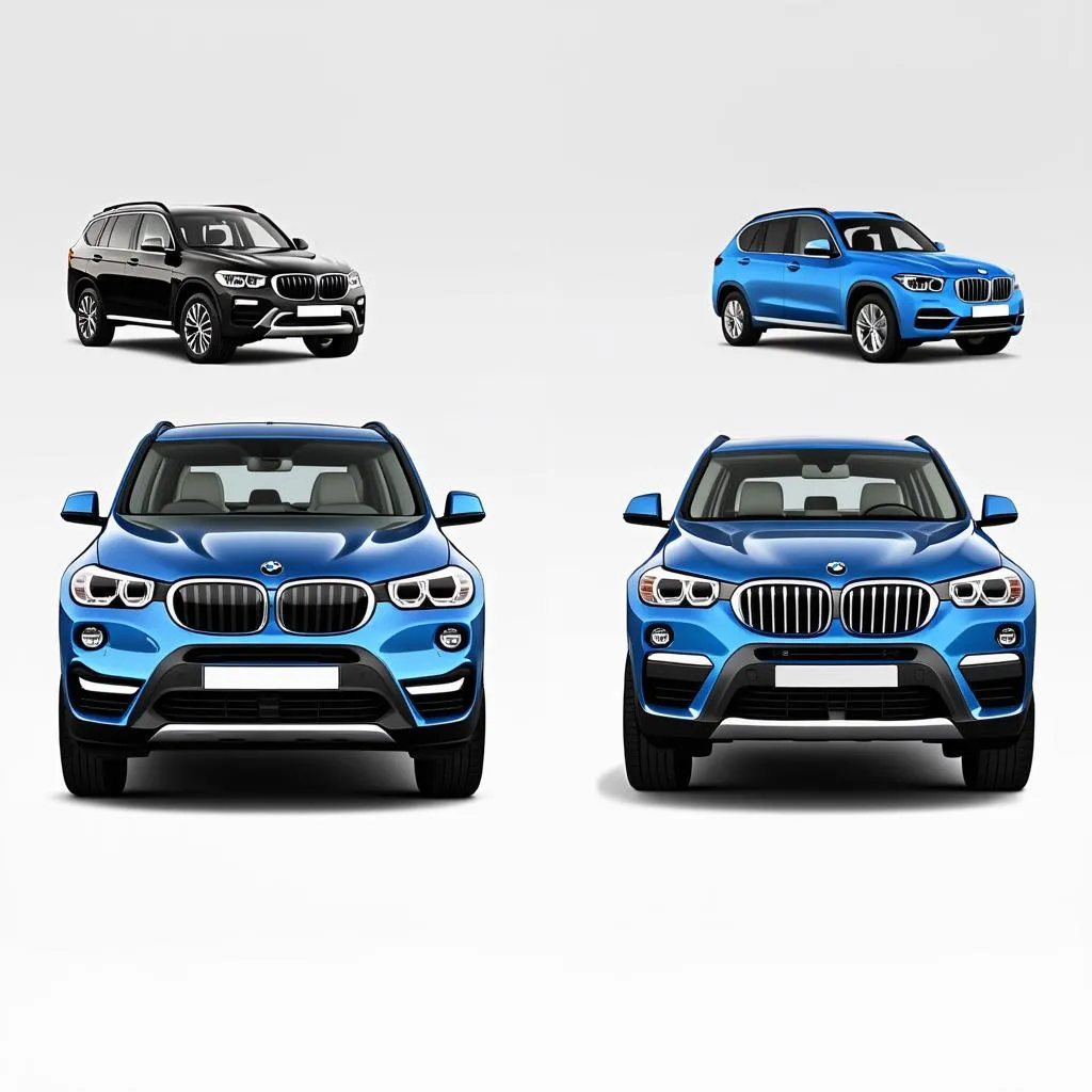 bmw x3 height comparison