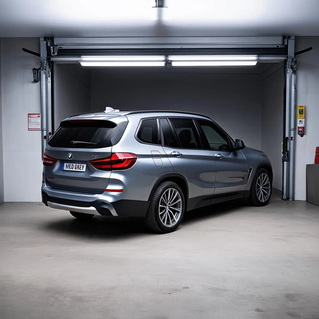 bmw x3 height garage