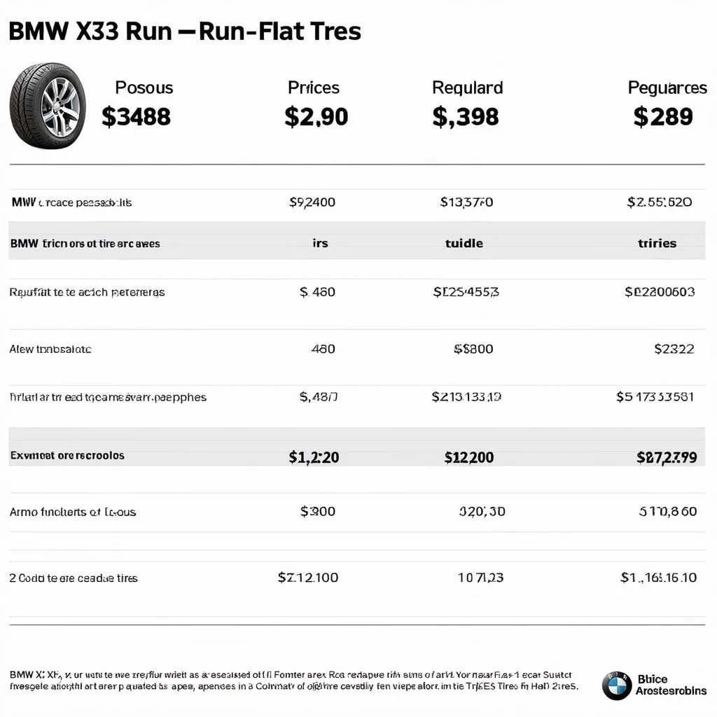 bmw-x3-run-flat-tires-price-comparison