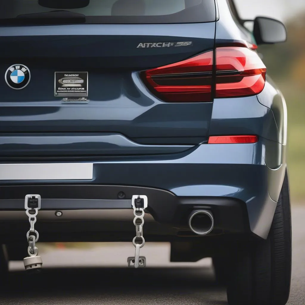 BMW X3 towing hitch