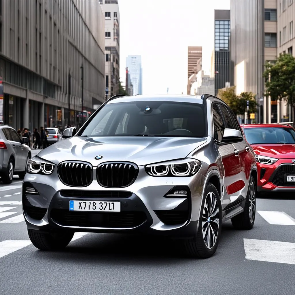 BMW X3 and Toyota RAV4 city comparison