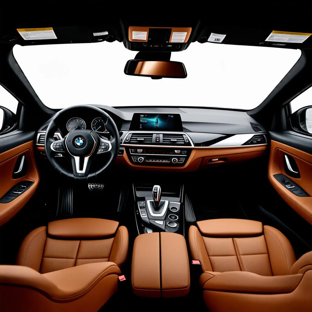 Interior of the BMW X4 and X6