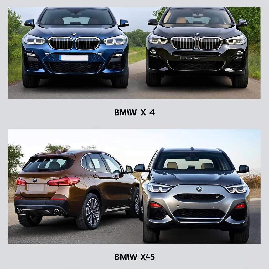 bmw x4 vs x5