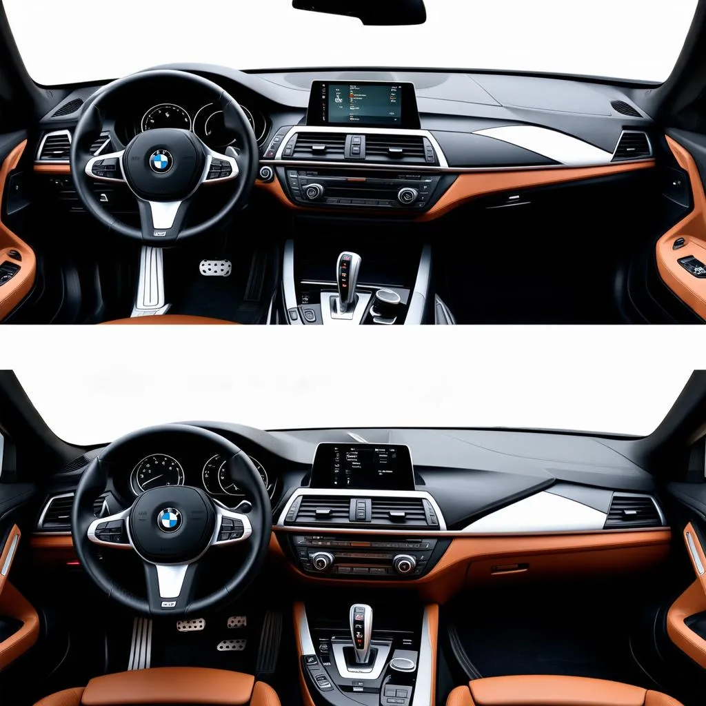 bmw x4 vs x5 interior