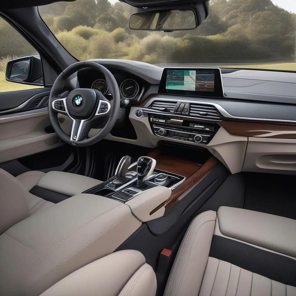 2015 BMW X5 interior dashboard design