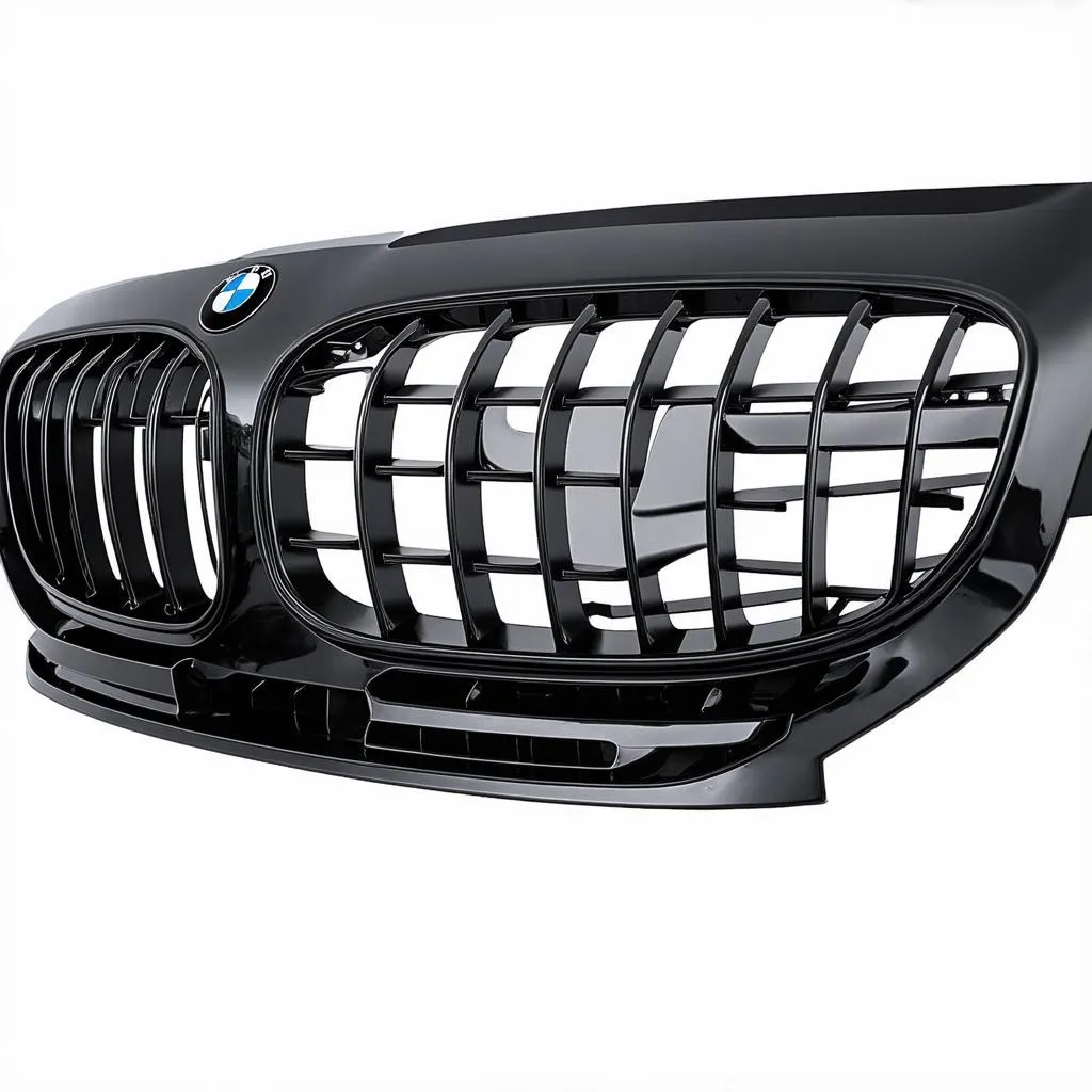 BMW X5 Black Grill Made of ABS Plastic