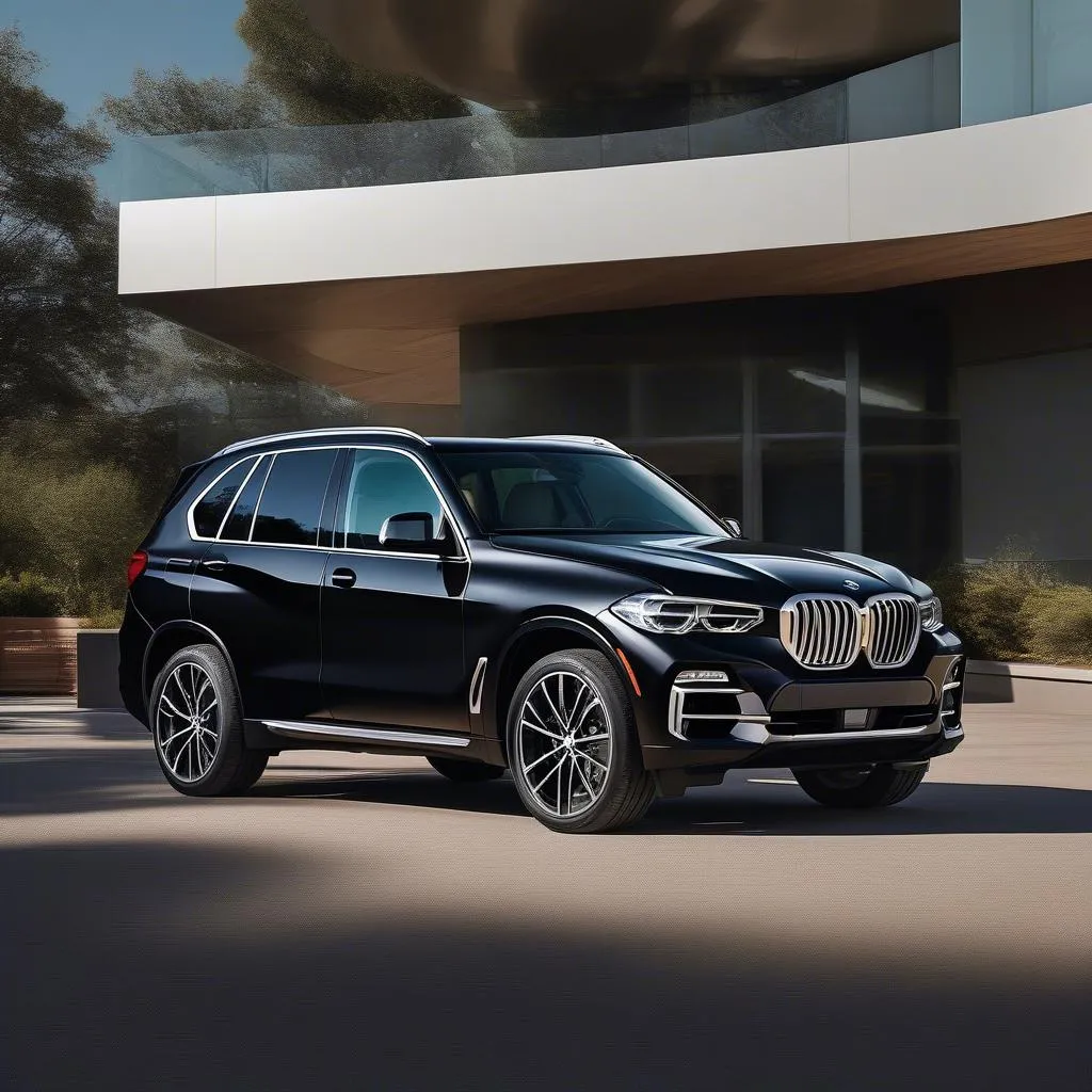 Black Sapphire Metallic BMW X5 Exterior