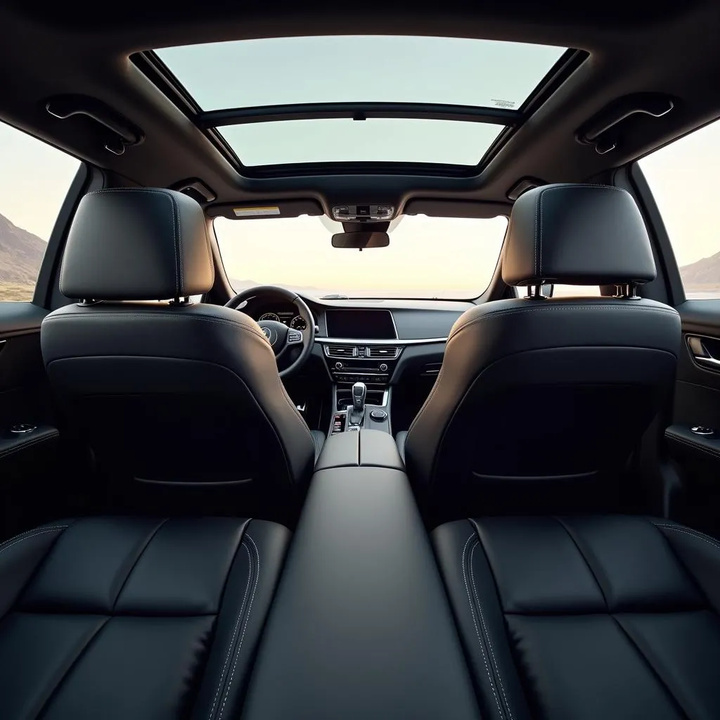 Luxurious interior of the 2023 BMW X5 Competition