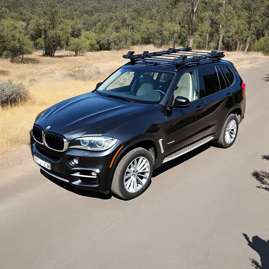 BMW X5 cross bars for ultimate roof racking