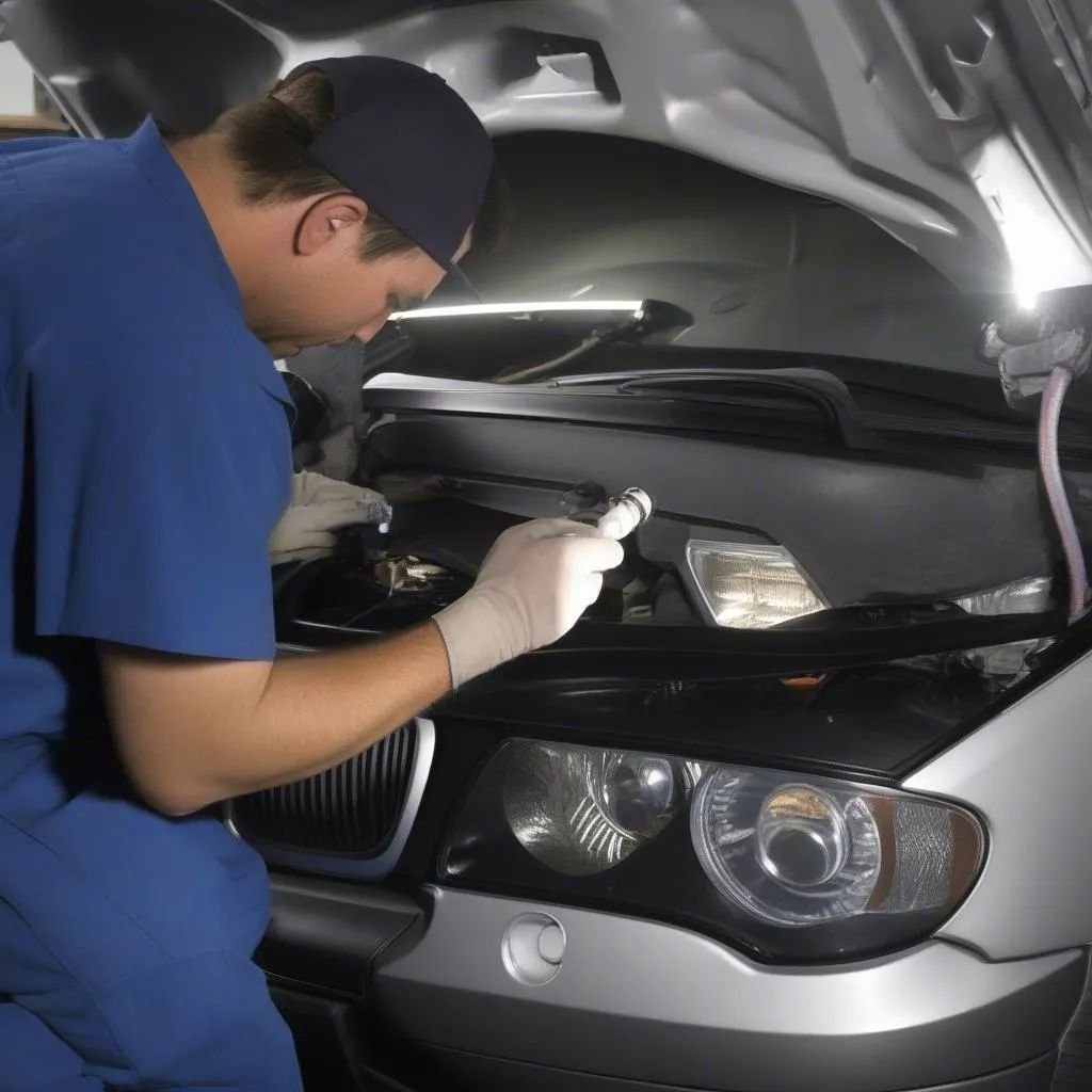 2006 BMW X5 Headlight Bulb Replacement