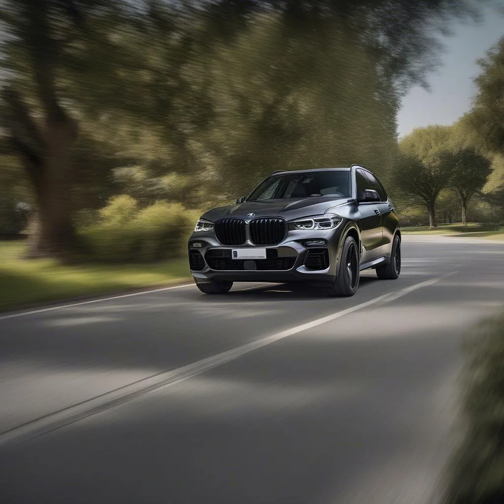 BMW X5 Wheels on the Road